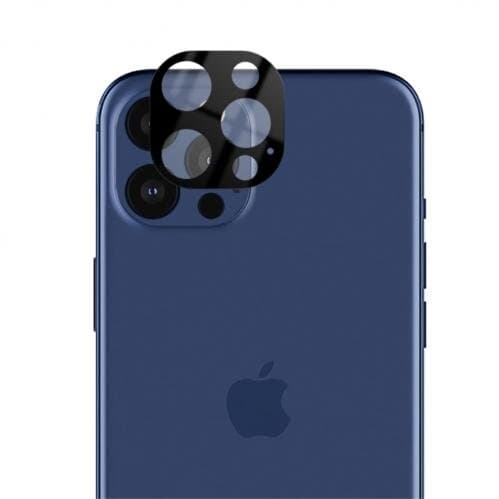 MOCOLO Linsskydd i Härdat Glas för iPhone 12 Pro Max - Svart Svart