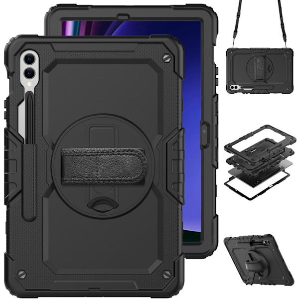 Samsung Galaxy Tab S9 FE Plus Kickstand Case - Black