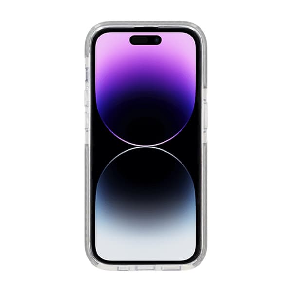 Corrugated suitcase metal paint magnetic suction Case For iPhone 14 Pro Max Silver