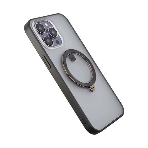 iPhone 14 Pro Skal med MagSafe Stativ Rvelon - Svart