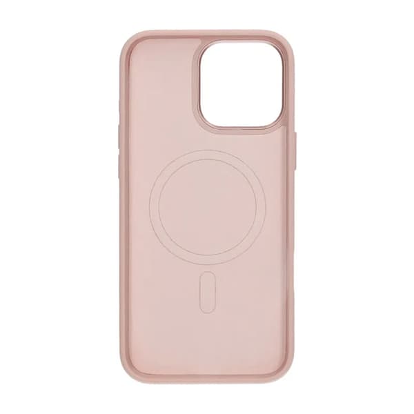 Silicone Mobile Case for iPhone 16 Pro Max - Pink with Camera Protection