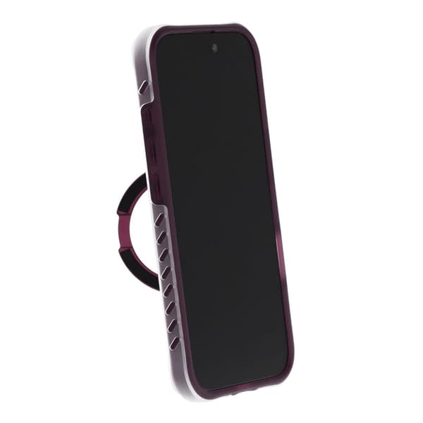 Armor Matte Frosted Magnetic Case with 360° Rotatable Kickstand - iPhone 16 Pro Max Purple