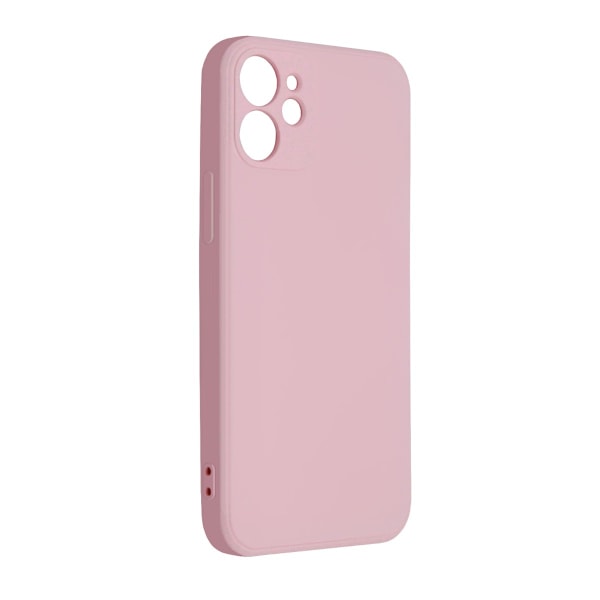 iPhone 12 Mini Silikonskal med Kameraskydd - Rosa