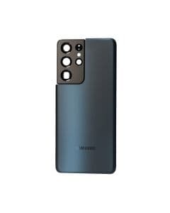 Samsung Galaxy S21 Ultra Baksida Med Tejp - Phantom Navy Svart