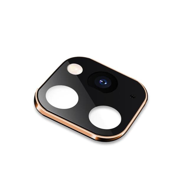 iPhone 11 Pro Look-alike Kameralins för iPhone X/XS - Guld Svart