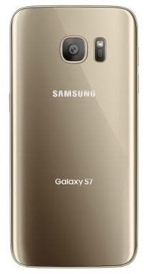 Samsung Galaxy S7 Baksida Med Tejp - Guld Svart