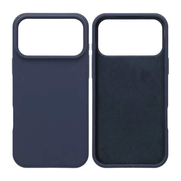 Soft Silicone Mobile Case for iPhone 17 Pro Max - Dark Blue