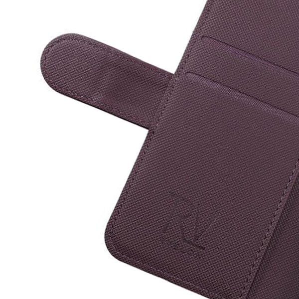 iPhone 13 Mini Plånboksfodral Magnet Rvelon - Mörklila