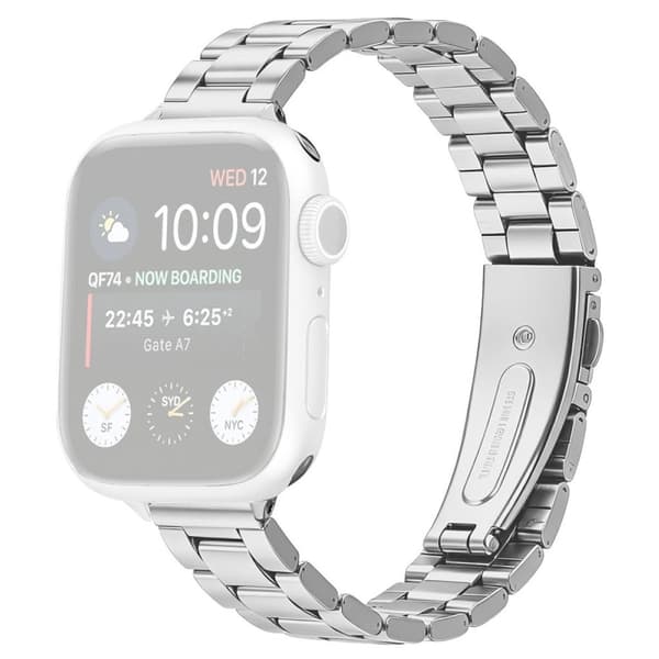 Apple Watch 49/46/44/42mm Stainless Steel Watch Strap - Silver