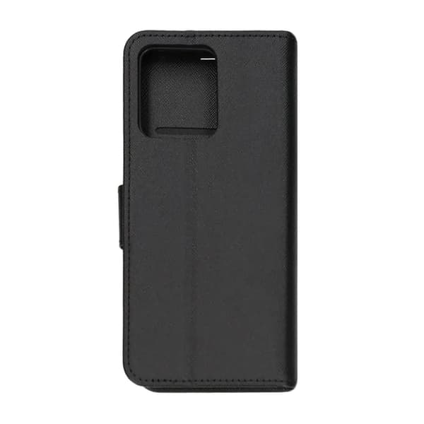 Motorola Edge 40 Neo 5G Wallet Case with Stand - Black