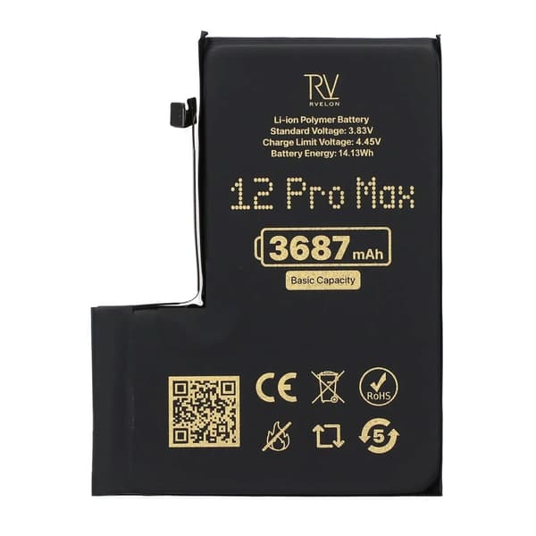 RV Battery iPhone 12 Pro Max 3687mAh Premium