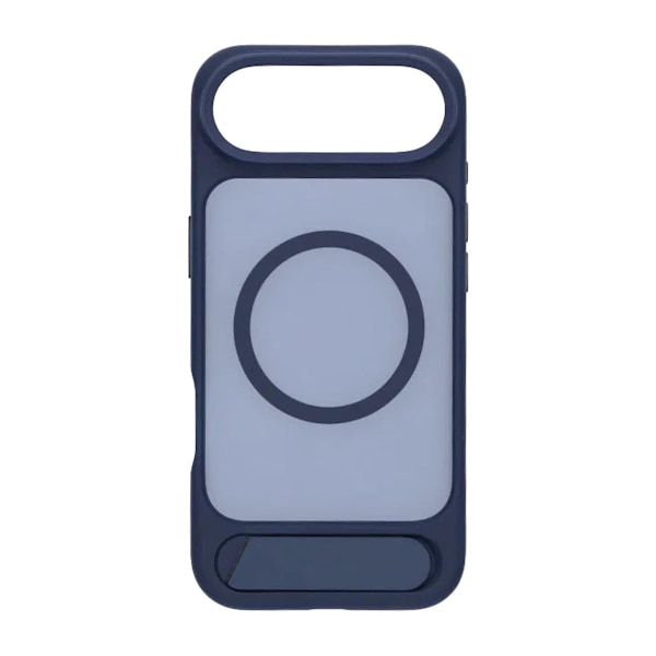 Black Feather Inclined Bracket Magnetic Case - iPhone Air Blue