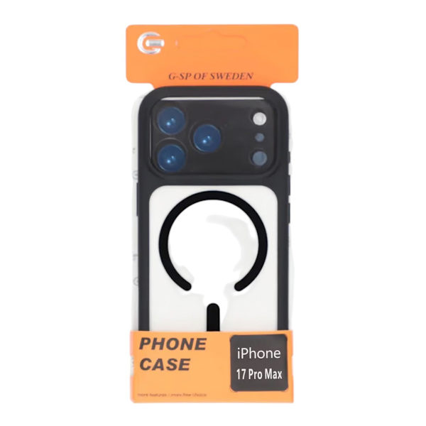 Case for iPhone 17 Pro Max - MagSafe and Camera Protection - Black