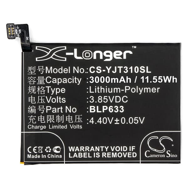 Battery for OnePlus 3T Battery