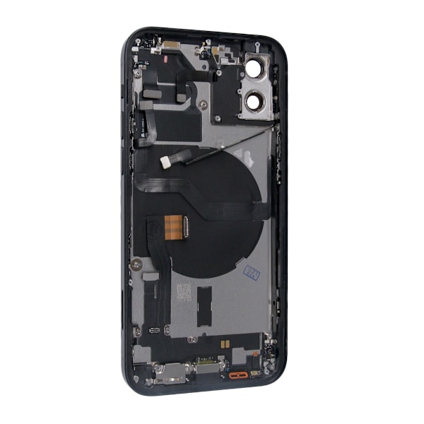 iPhone 12 Baksida med Komplett Ram - Svart