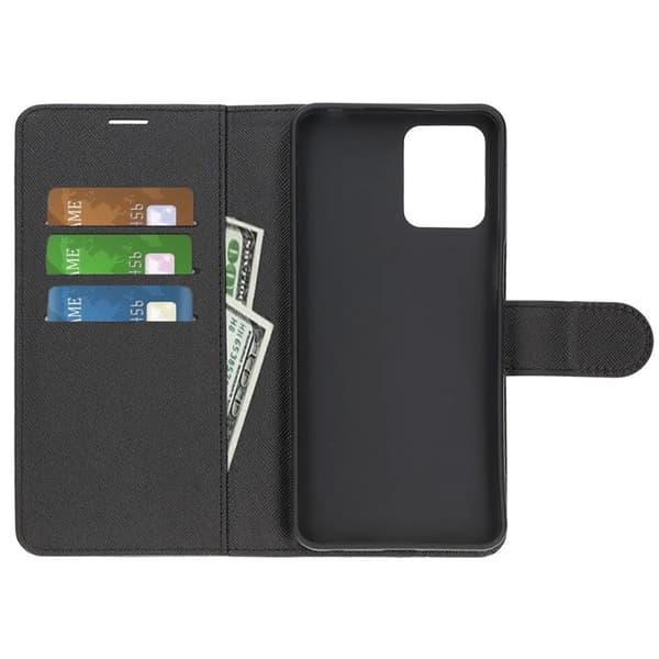 Motorola Moto G14 Wallet Case with Stand - Black