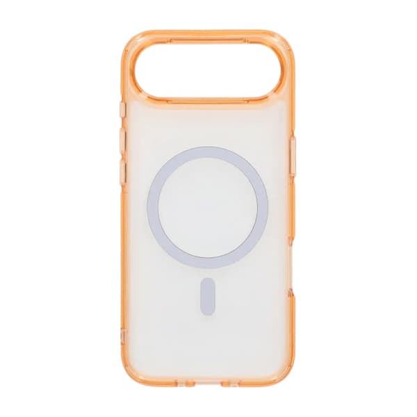 Mobile Case TPU Magsafe for iPhone Air - Orange Transparent