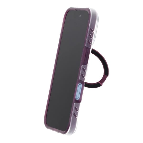 Armor Matte Frosted Magnetic Case with 360° Rotatable Kickstand - iPhone 17 Purple
