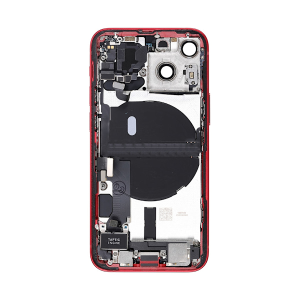 iPhone 13 Mini Baksida med Komplett Ram - Röd
