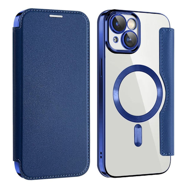AMORUS iPhone 15 Plus Cover with MagSafe - Blue