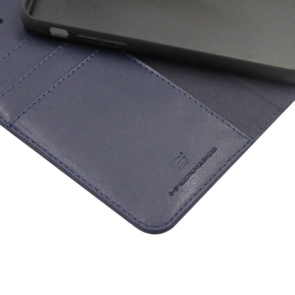 iPhone 6/6S Plånboksfodral Magnet Läder med Stativ - Mörkblå