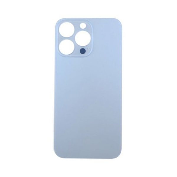 iPhone 13 Pro Back Cover Blue-Big Camera Hole Size med tejp