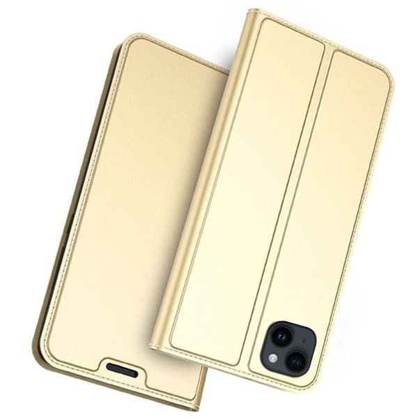 iPhone 13 Wallet Cover Stand - Gold