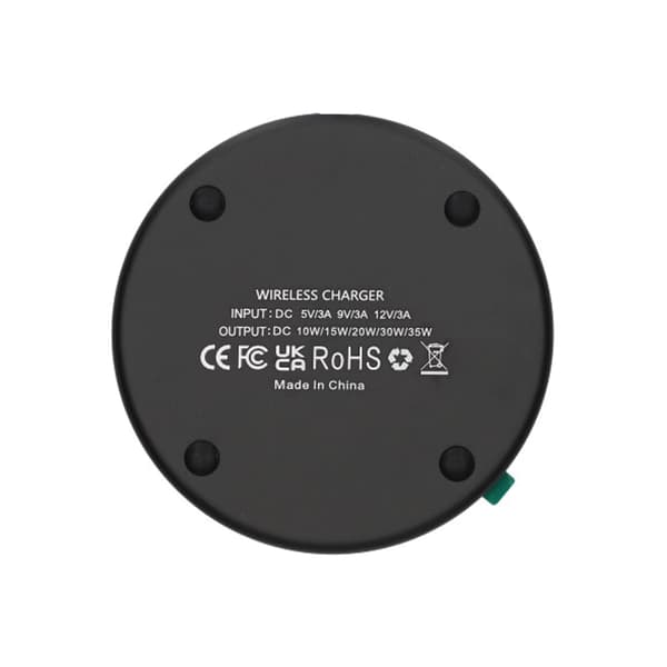 Wireless Charger 15W Aluminum - Black