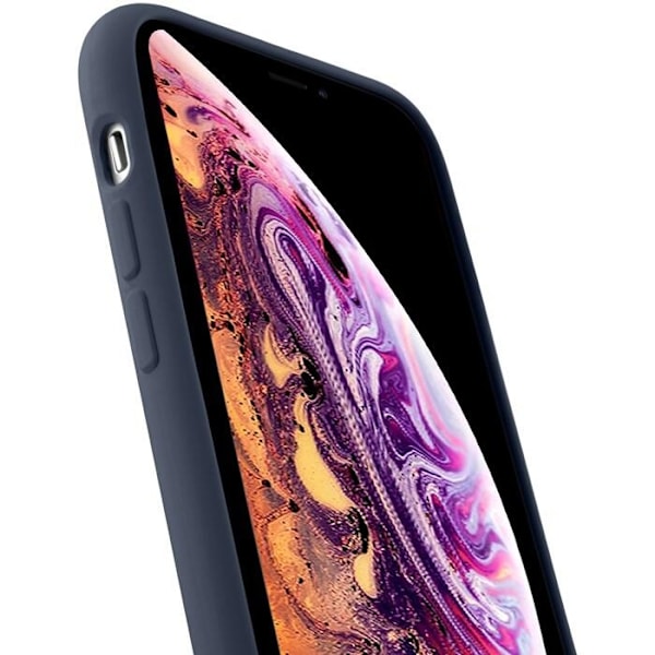 Melkco Aqua Silicone Cover för iPhone 11 Pro Max - Mörkblå