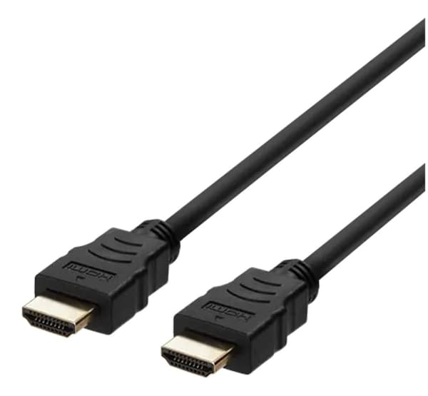 Deltaco Ultra High Speed HDMI to HDMI, 1m - Black