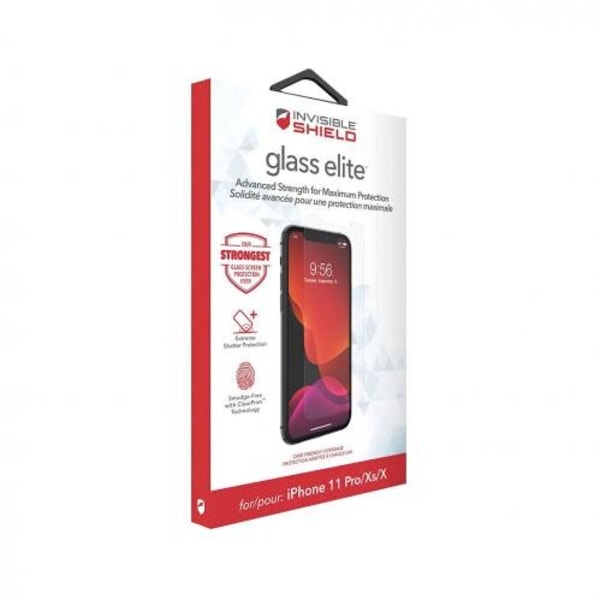 Zagg Invisibleshield Glass Elite för iPhone X/XS/11 Pro