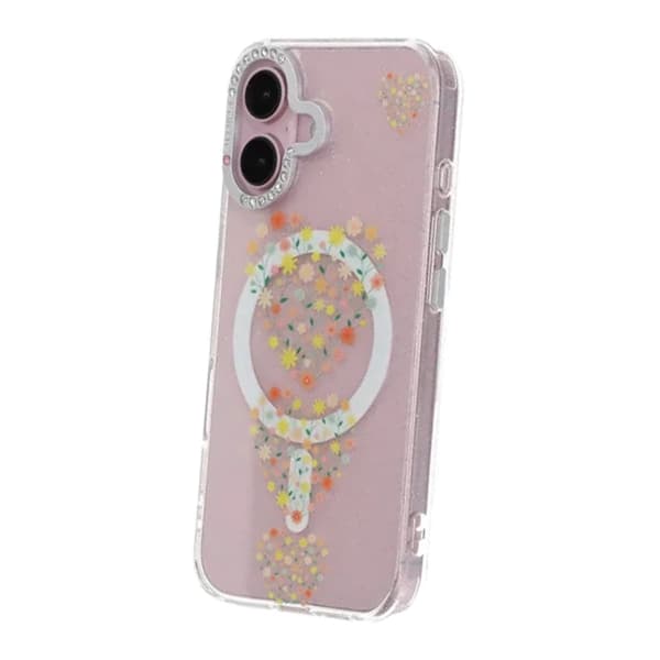 Flower Series MagSafe Case - iPhone 16 Heart Flower Cluster