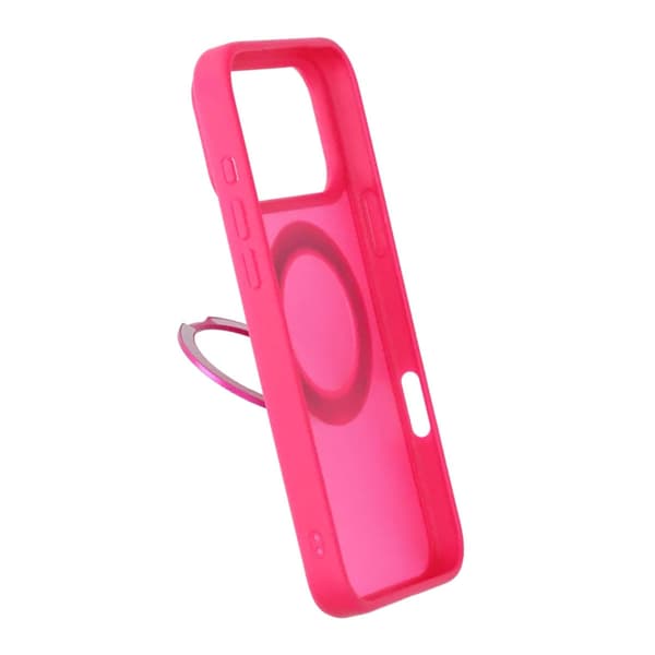 Matte Case 360 rotating bracket Mobile Phone Case For iPhone 17 Pro Max Red