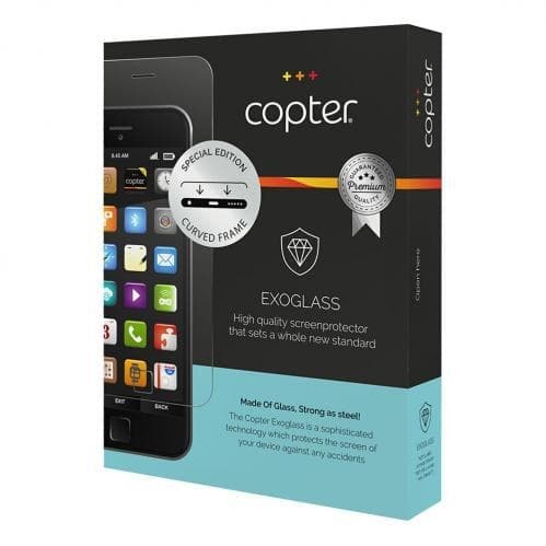 Copter Exoglass Kurvad Samsung Galaxy Note 9 - Svart Svart