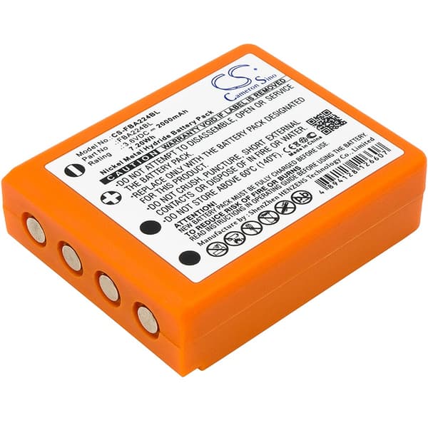 Battery for HBC BA223000, Radiomatic Quadrix etc. 2000mAh, 3.6V