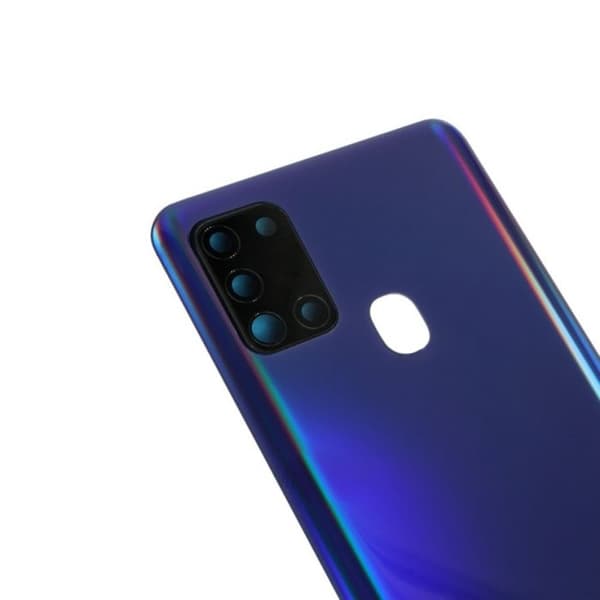 Samsung Galaxy A21s SM-A217F Baksida med tejp Original - Blå Svart