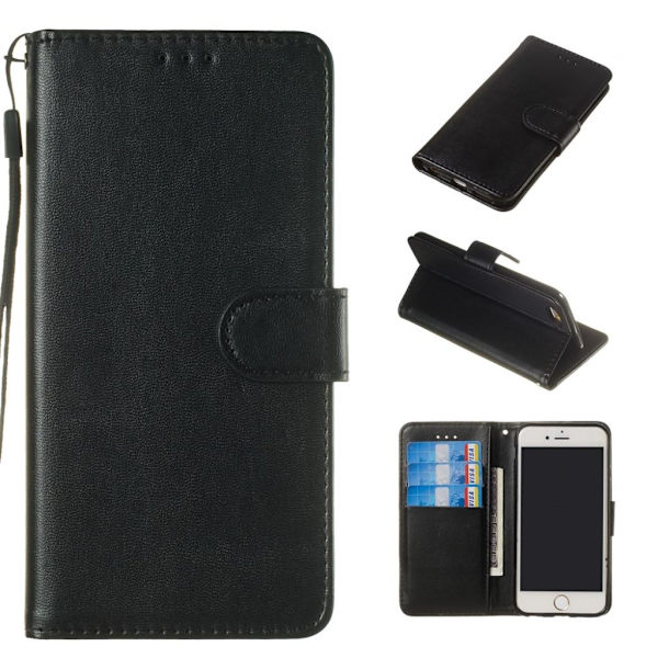 iPhone 6/6s Wallet Cover with Stand - Black