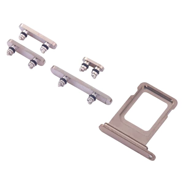 Buttons and SIM Card Holder for iPhone 16 Pro and 16 Pro Max - Sand Titanium
