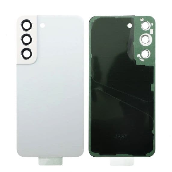 Samsung Galaxy S22 Baksida med tejp - Vit Svart