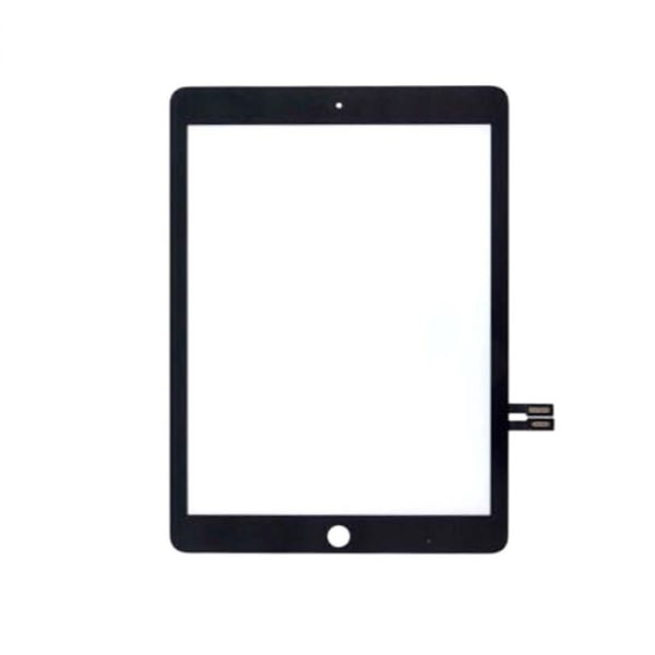 iPad 6th Gen 2018 Komplett Glas & Digitizer Med Delar - Svart