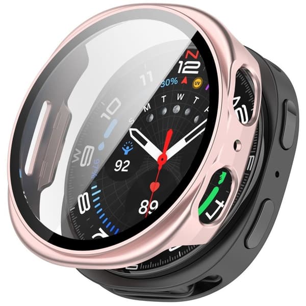 Samsung Galaxy Watch8 40mm Case with Screen Protector - Pink