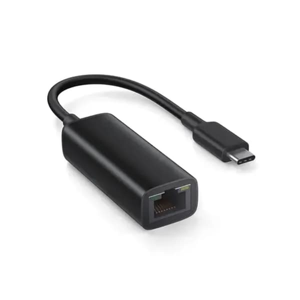 SiGN USB-C till Ethernet Adapter - 10/100/1000Mbps Svart