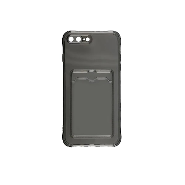 iPhone 7/8 Plus Stöttåligt Skal med Korthållare - Grå