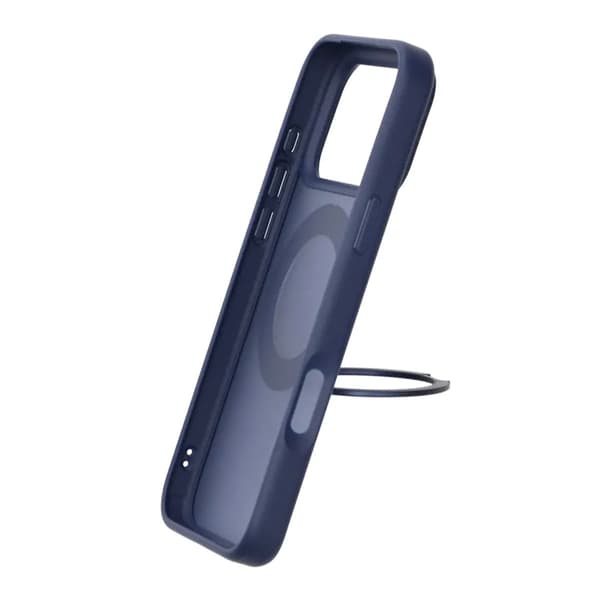 Mobile Case Rotating Magnet Stand for iPhone 17 Pro Max - Blue