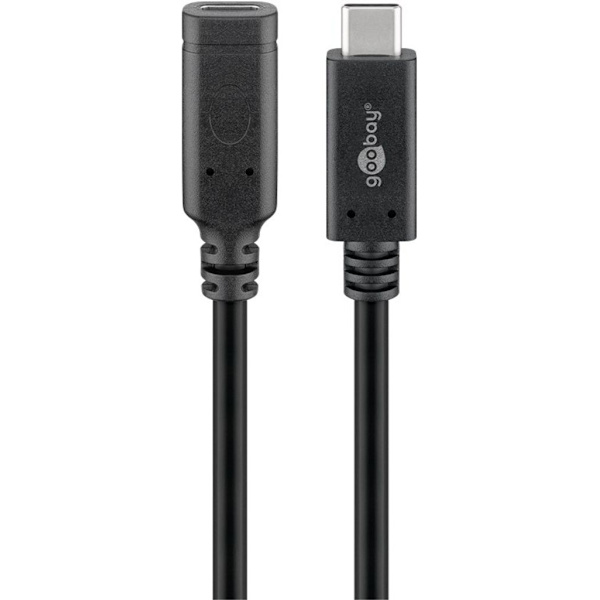 Goobay USB-C 3.2 Gen 2 Extension Cable - Black