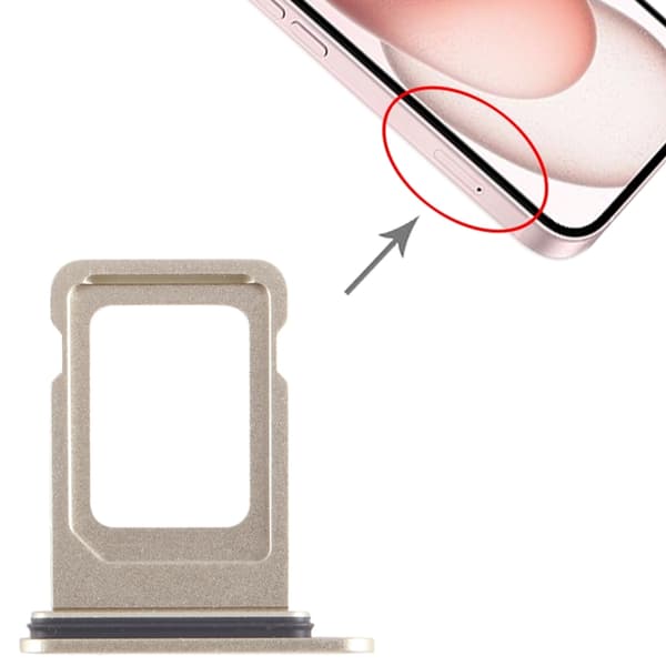 iPhone 15 and 15 Plus Max SIM Card Holder - Yellow
