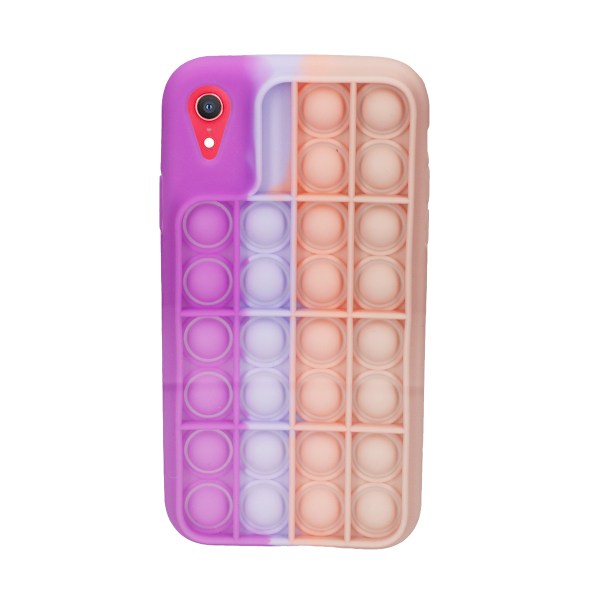 Pop it Mobilskal - iPhone XR - Lila/Rosa