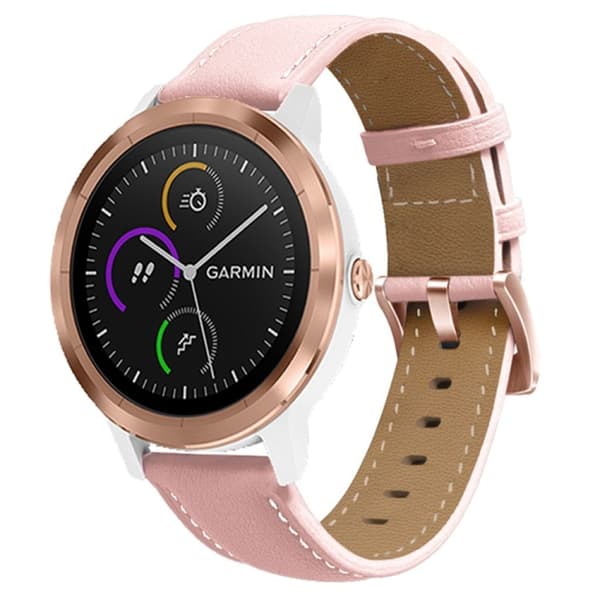 Garmin Forerunner 265S / 255S / Venu 2S Leather Watch Band - Pink