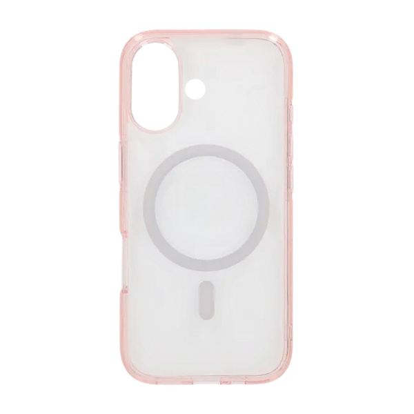 Mobilskal TPU Magsafe för iPhone 17 - Rosa Transparent