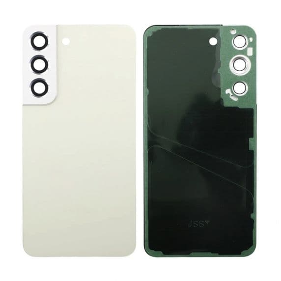 Samsung Galaxy S22 Baksida med tejp - Cream Svart
